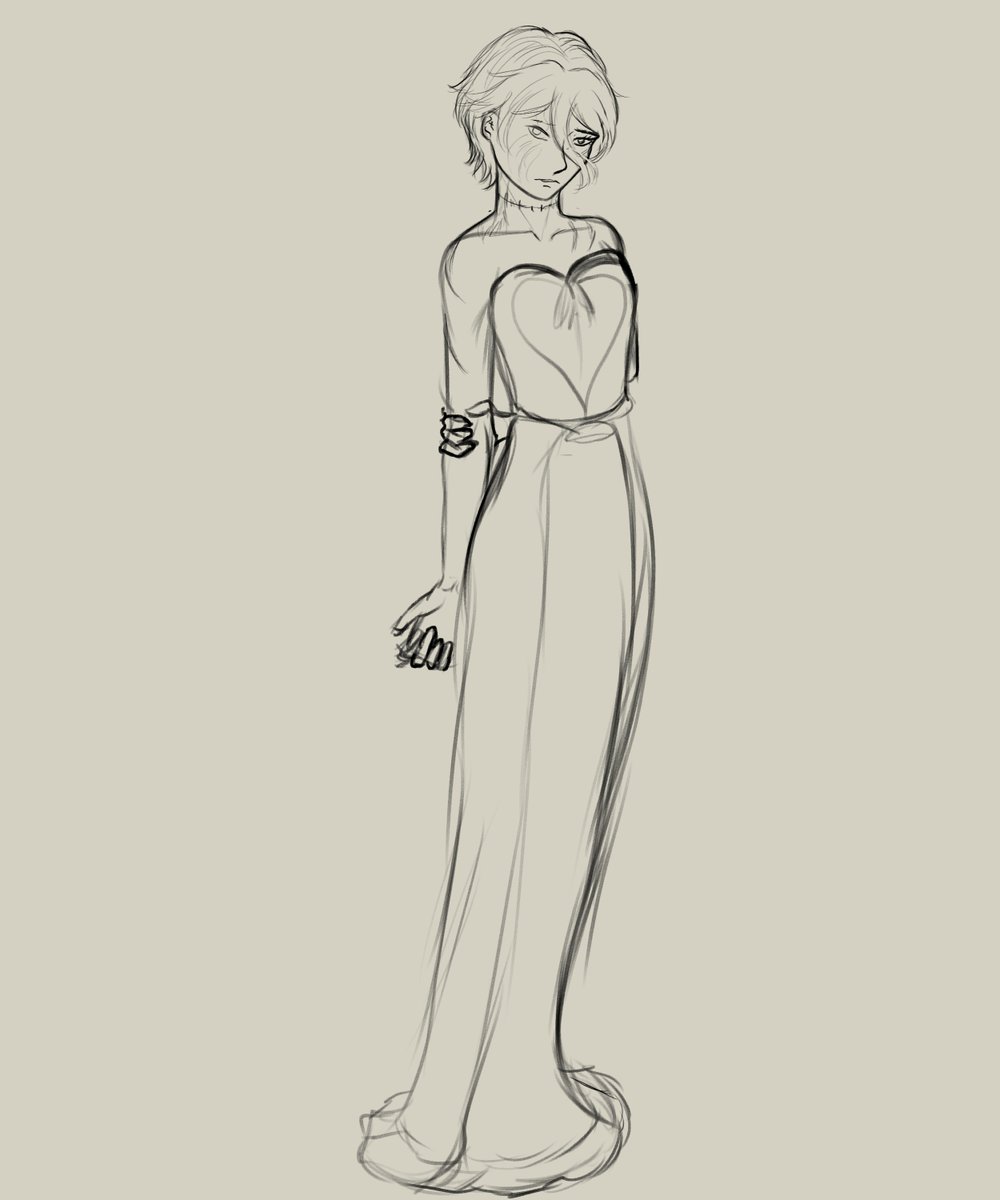ZheretGart's tweet photo. Hoy dibuje todo el dia. Ademas de terminar ese dibujo hice dos bocetos de Cere y de un nuevo personaje https://t.co/B5flyM3car
