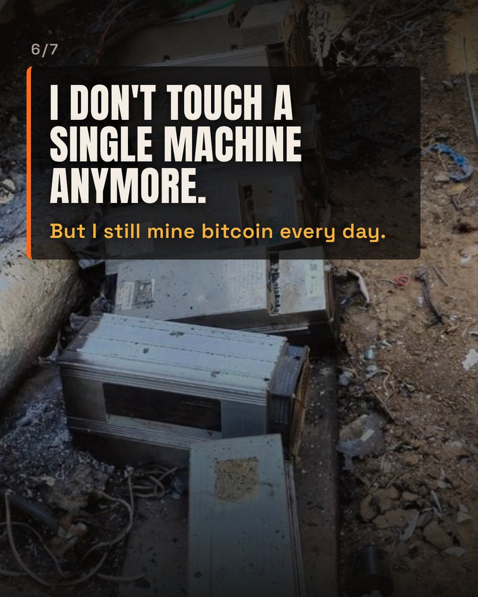 RinGoMining's tweet photo. After that I was done with physical miners. No more machines, no more repairs, no more power bills. I still mine bitcoin every single day though, just completely differently now. https://t.co/gHvskJ5WVH