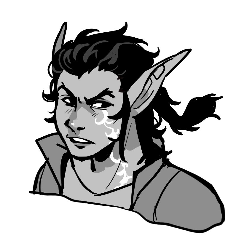 AkaPanuka's tweet photo. Anyone want one if my experimental sketch headshots for $15 USD? 🤔

I've been really bad with money as of late and need to recoup some costs 😔

DM if interested! TaT should be up to 2 weeks. More info below  ⬇️⬇️⬇️ https://t.co/1neE7XGQIY