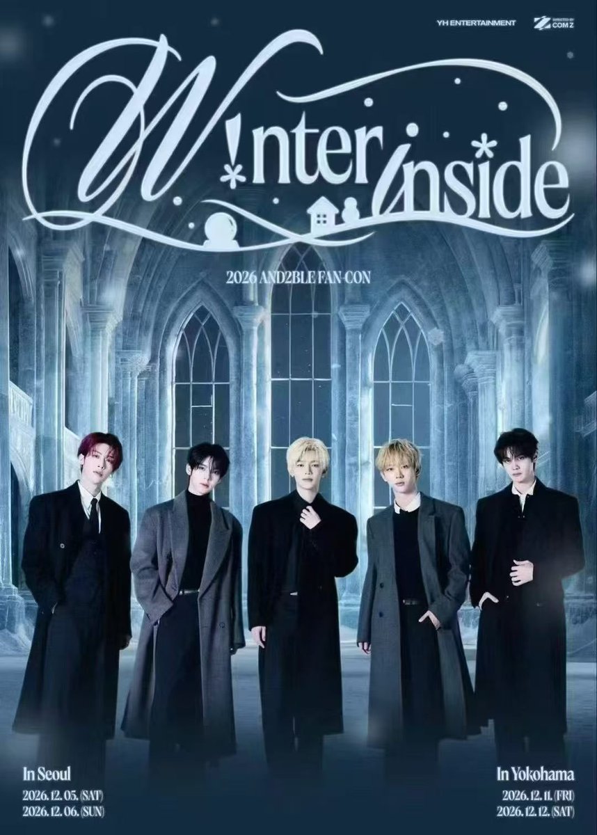 chinaman_KE's tweet photo. 2026 AND2BLE FAN-CON <W!nter inside>

アンダブル 韓国ソウル コンサート公演チケット代行

#AND2BLE #앤더블
#AND2BLE_FANCON
#Winterinside #アンダブル

CRAVITY CONCERT <SONOROUS> 
クレビティ コンサート ワルツ 代理 代行 チケッティング

CRAVITY #クレビティ #크래비티 釜山 チケット代行 https://t.co/5pNTcg2HbY