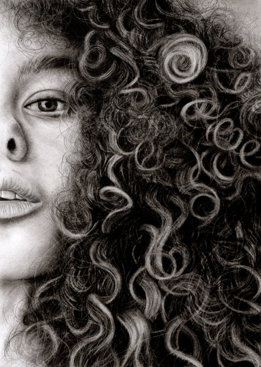 CryptGem's tweet photo. 💎Collected @CryptGem💎

"Curly" @SVosughian  
Hand-drawn with pencil, graphite, charcoal.

🔥Relic &amp; Rupture Drop Gallery🔥 
Featuring  300+ Artist
@TheAdamuKarima @sepim_art @AtefeKariMe @___sarahart___ @JaycPraiz @Negarghorbanii1 
@llunamoon_arts +MORE👇 https://t.co/cf2cBmlkTS