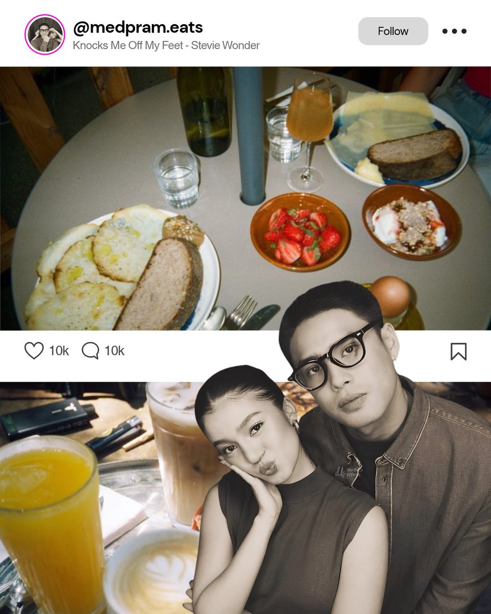 folkLAUREEEN's tweet photo. ⠀

Medina &amp; Pram: 30 days of sharing plates &amp; stealing bites! 🥨💌

   ⠀⠀⠀ https://t.co/aatmrHDtzh