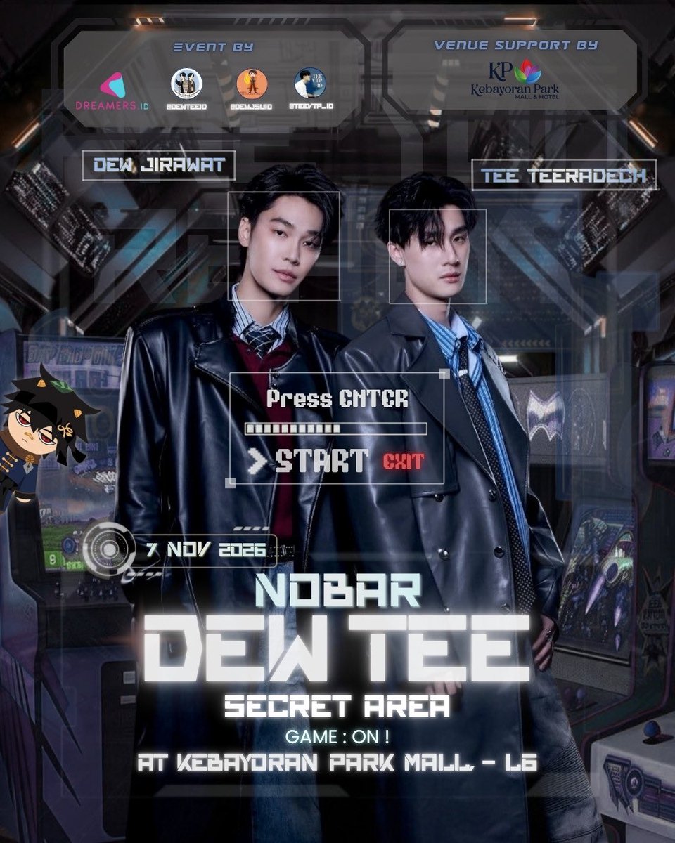 geminiurbae's tweet photo. 𝙳𝙴𝚆 𝚃𝙴𝙴 𝚂𝙴𝙲𝚁𝙴𝚃 𝙰𝚁𝙴𝙰 𝙽𝙾𝙱𝙰𝚁: 𝙶𝙰𝙼𝙴 𝙾𝙽! 𝄞⋆ ݁♪
Survive the mini games, karaoke & watch the 𝐅𝐀𝐍𝐂𝐎𝐍!
🗓️ 7 November 2026
🕒 15.00-20.00 WIB
📍 Kebayoran Park Mall, LG
🎟️ 𝟏𝟐𝟓𝐊
𝐑𝐄𝐆𝐈𝐒𝐓𝐄𝐑 👉🏻 https://t.co/NKutgbIFOX
#DewTeeFancon
#DewTeeGameOn https://t.co/GKf5cnWqfJ