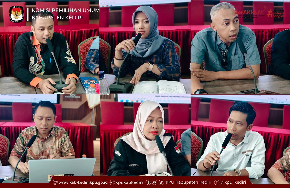 KPU_Kediri's tweet photo. #TemanPemilih, Rabu (14/10), Komisi Pemilihan Umum (KPU) Kabupaten Kediri menggelar Rapat Pleno Rutin Mingguan yang bertempat di Aula Kantor KPU Kabupaten Kediri. https://t.co/zx9HStCJuS