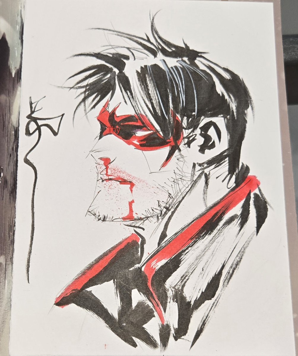 0126_Cass's tweet photo. My #JasonTodd Red Hood Commission by Dustin Nguyen ❤️🦇 https://t.co/VoMO6uAolD