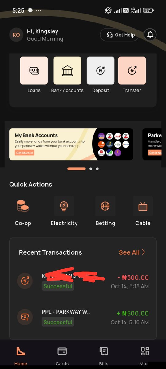 mmesolana's tweet photo. 💰FREE ₦500 | PARKWAY Get ₦500 after registration and verification Withdrawable to your bank account 
How to Get Started:Register and complete verification with your NIN or BVNB and get  ₦500 immediately 
https://t.co/taPKaIKiQp
▫️use 👉 Referral Code: 54539793 https://t.co/m7k7I3ReyY