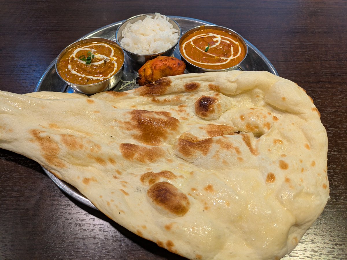 rouden's tweet photo. 今日の昼ごはん (Namaste Taj Mahal 梅田スカイビル店、大阪市北区) https://t.co/ytdsAtTVYF