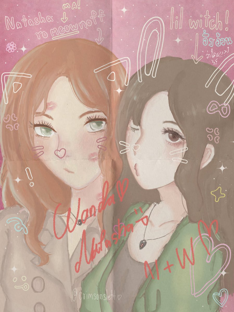 crimsonslett's tweet photo. photo booth with #natwanda , #scarletwidow 👩🏼‍❤️‍💋‍👩🏼 <3 https://t.co/2W6oKhnWJv