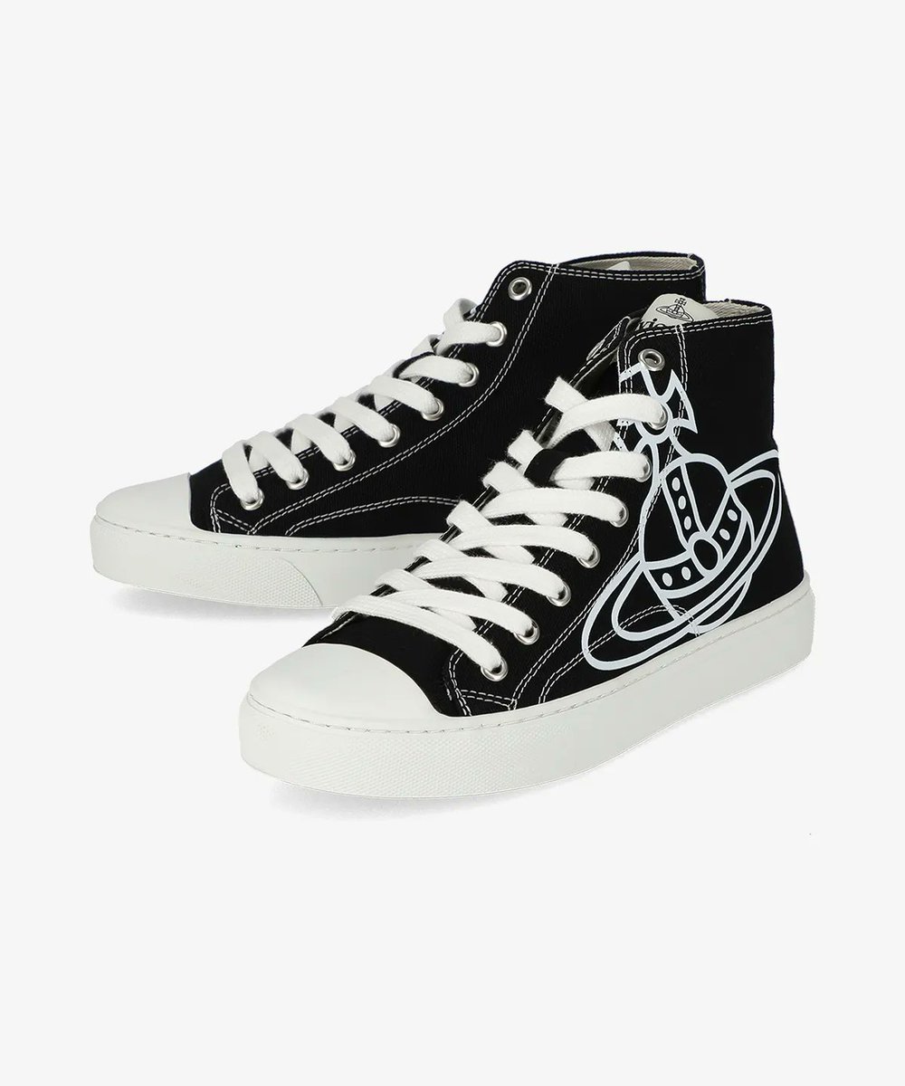 krselected's tweet photo. Vivienne Westwood (sale80%) Plimsoll Orb Printed High-Top Sneakers เหลือแค่ไซส์ 36 

ลดเหลือ 3,590.- free shipping https://t.co/HZQgkN8h9m