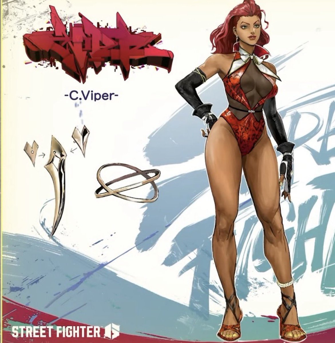WomenofSFseries's tweet photo. Crimson Viper outfit 4 pics ❤️‍🔥 🐍 😍 https://t.co/44jfEy7Gk7