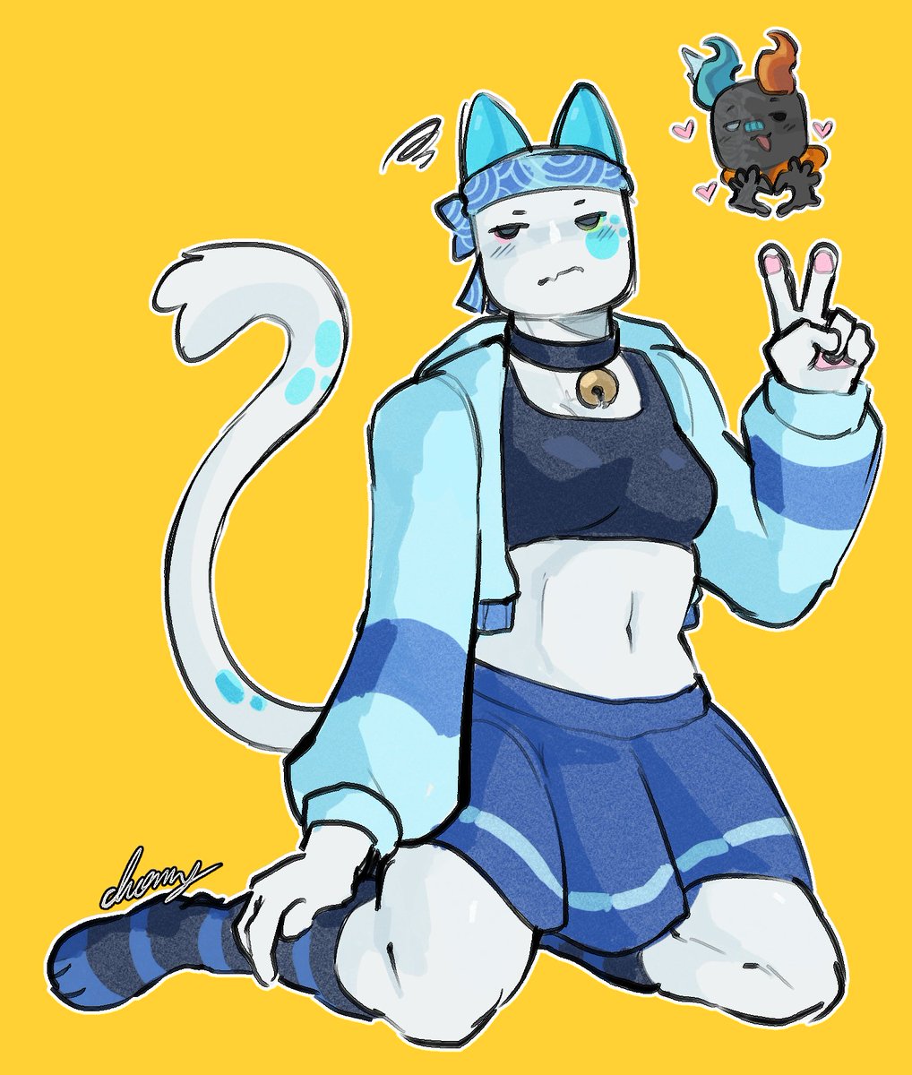 chained_chomper's tweet photo. to that one person who requested i drew sling like how i did for coil...... ive never rly tried drawing him before but even tho everythings kinda chopped for a doodle i think it has its charm 😼
#phighting https://t.co/imPBjYPUPl
