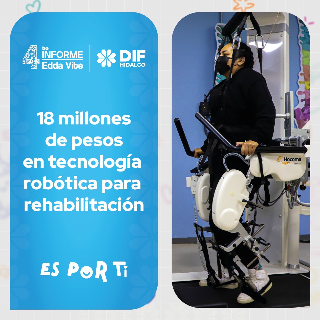 Ortigoza2010's tweet photo. Cada proceso de rehabilitación tiene sus propios retos y metas. 
Contar con nuevas herramientas permite al personal especializado acompañar el esfuerzo de las personas que acuden al DIF Hidalgo.

#EsPorTi
#4InformeEV https://t.co/WAlpMdnHi5