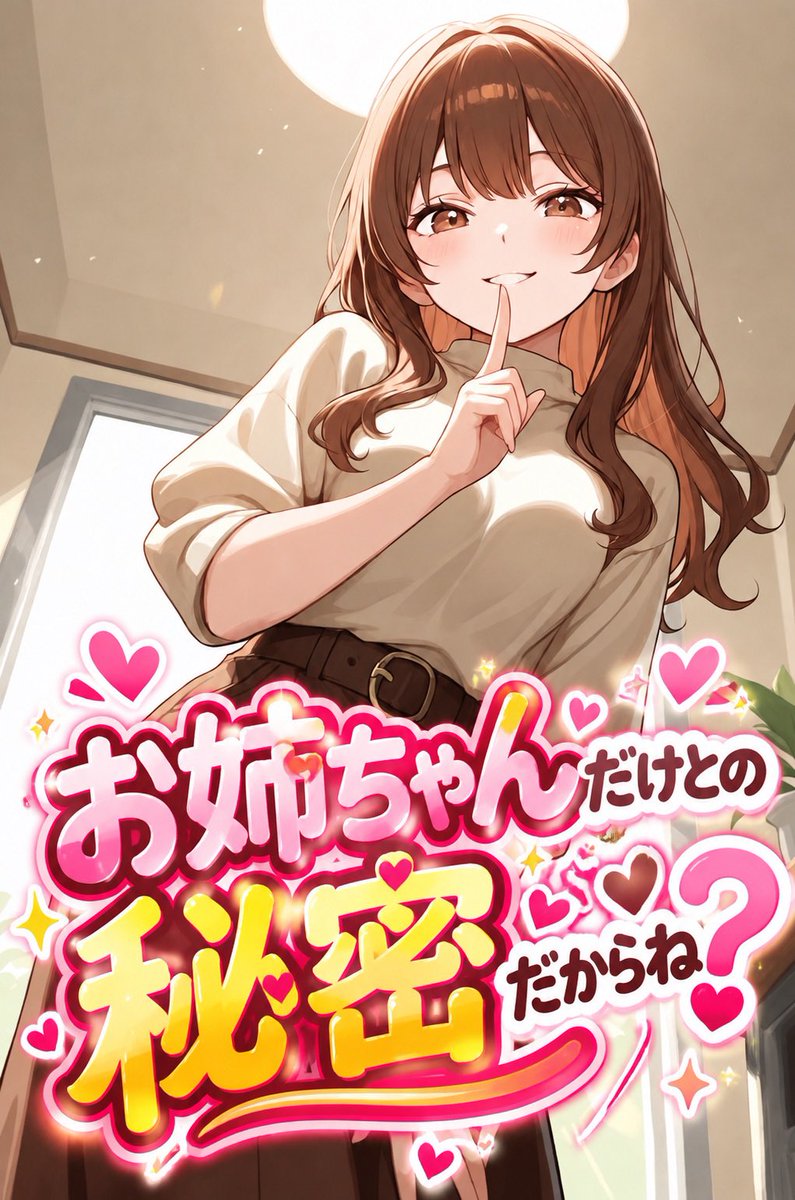 RGBfuffy's tweet photo. 新作投稿しました！

「お姉ちゃんだけとの秘密だからね？」

#キャラぷ https://t.co/ShKBO1B8jy