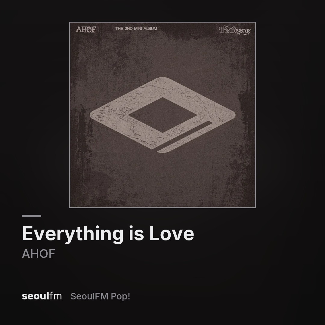 seoulfm's tweet photo. AHOF — Everything is Love จากอัลบั้ม The Passage กำลังออนแอร์ ฟังแล้วใจฟูแค่ไหน มาแชร์ฟีลกันหน่อย 🎧
ฟังฟรี ลิงก์อยู่ในไบโอ 🎧

#NowPlaying #KPOP #เพลงเกาหลี #AHOF #아홉 #seoulfm https://t.co/Hbw2H3I4qI