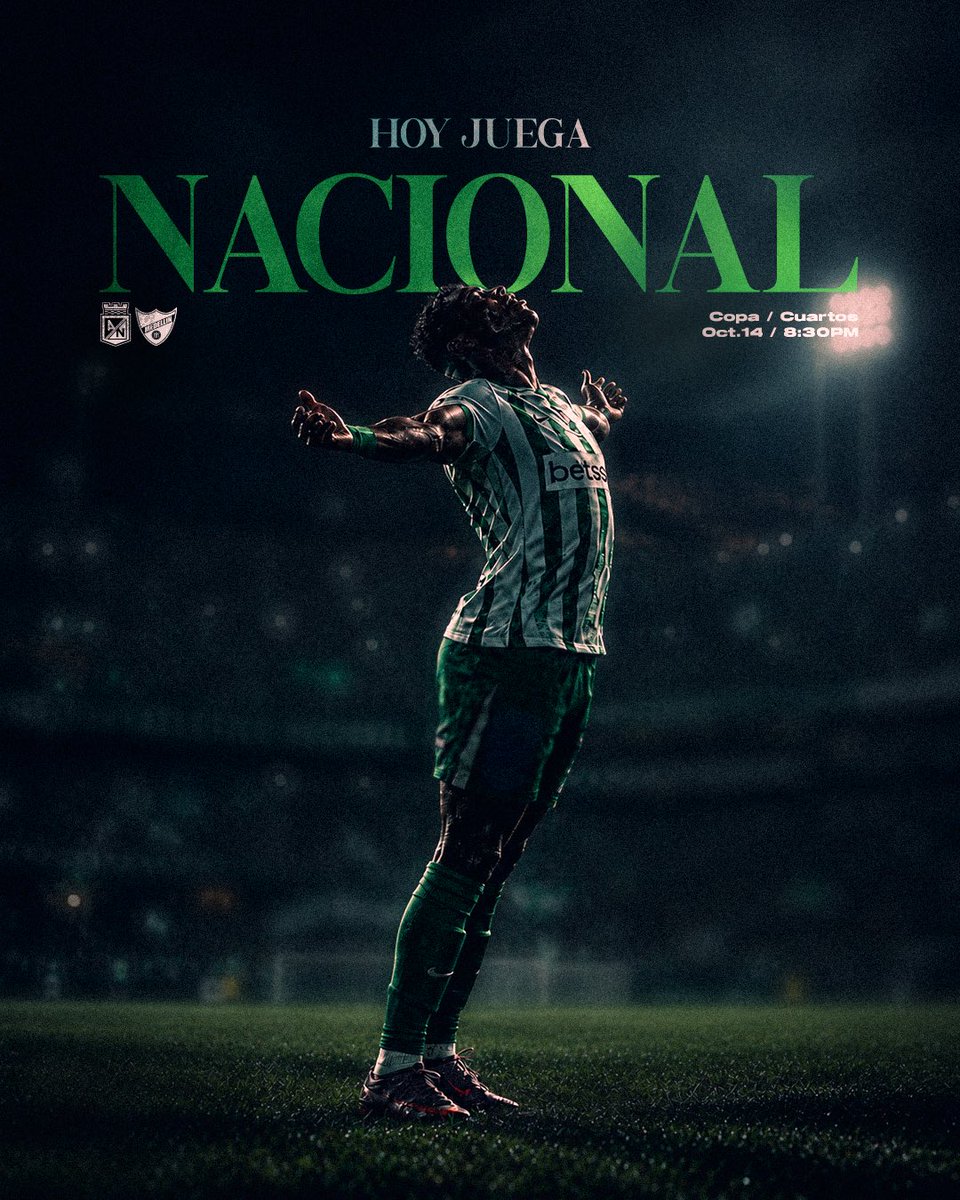 nacionaloficial's tweet photo. El actual y más veces campeón de la Copa, juega esta noche en el Atanasio, buscando el paso a semifinales. 

¡Dale Nacional, por tu gente que te alienta! 

#VamosTodosJuntos https://t.co/87Pe6xzvr7