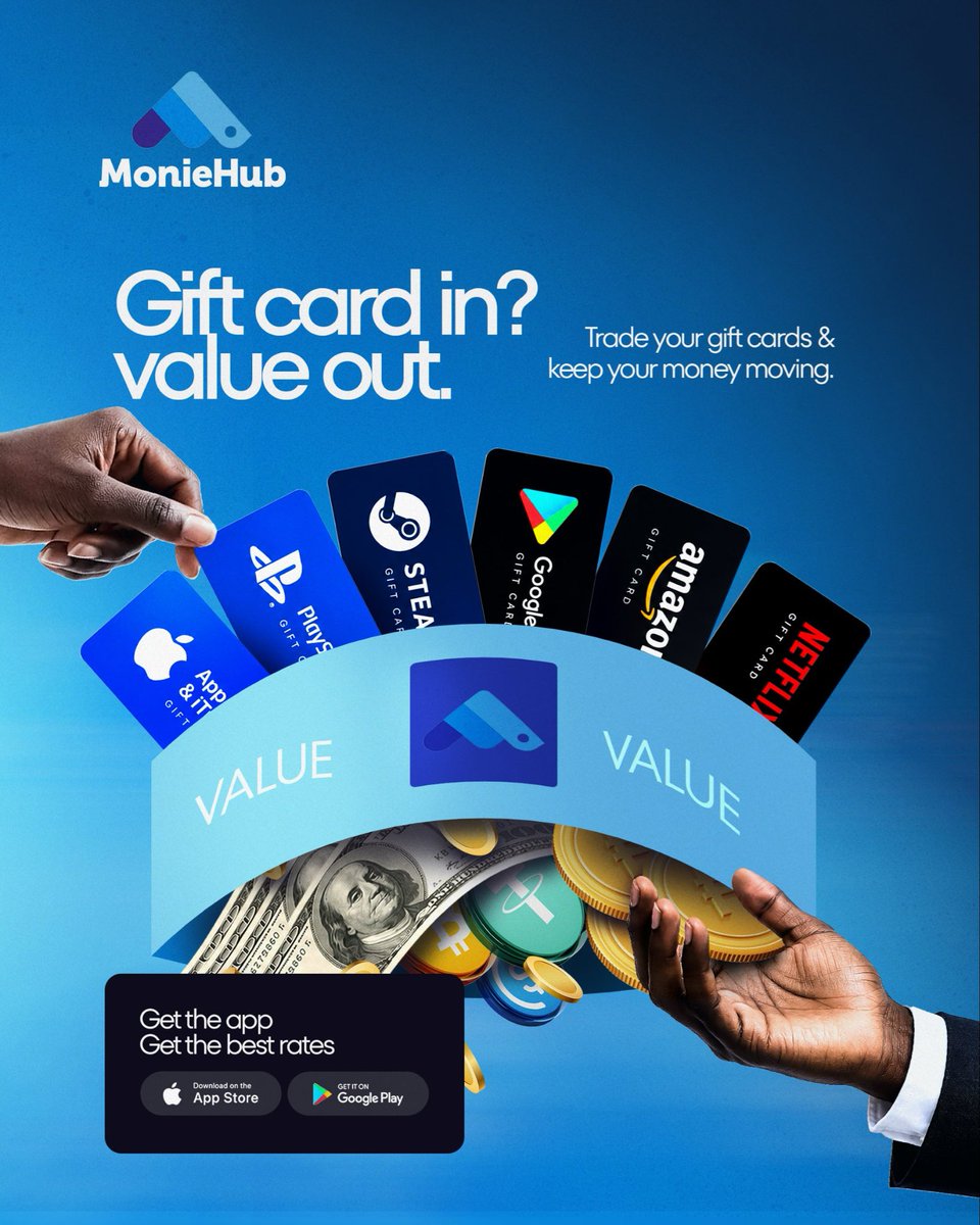 superbosschic's tweet photo. Been using Moniehub for my crypto &amp; gift card trades lately and I can’t lie, the rates have been interesting 👀

I always check the rate on the app before I trade.

If you trade either, download Moniehub and check what they’re offering today.

https://t.co/ljjv39hKtP https://t.co/ltfO1JpnRf