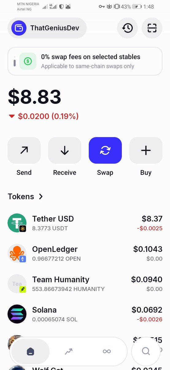 ThatGeniusDev's tweet photo. Come on @potionalpha I just lost all my last 8 bucks trading some random memes and i just came across the opportunities you share but I can't benefit from it because I have no $50 to get access 
Please lemme in bro or any challenge for the $50 so I can hoop in and save my ass. https://t.co/6UnfiDFUp9