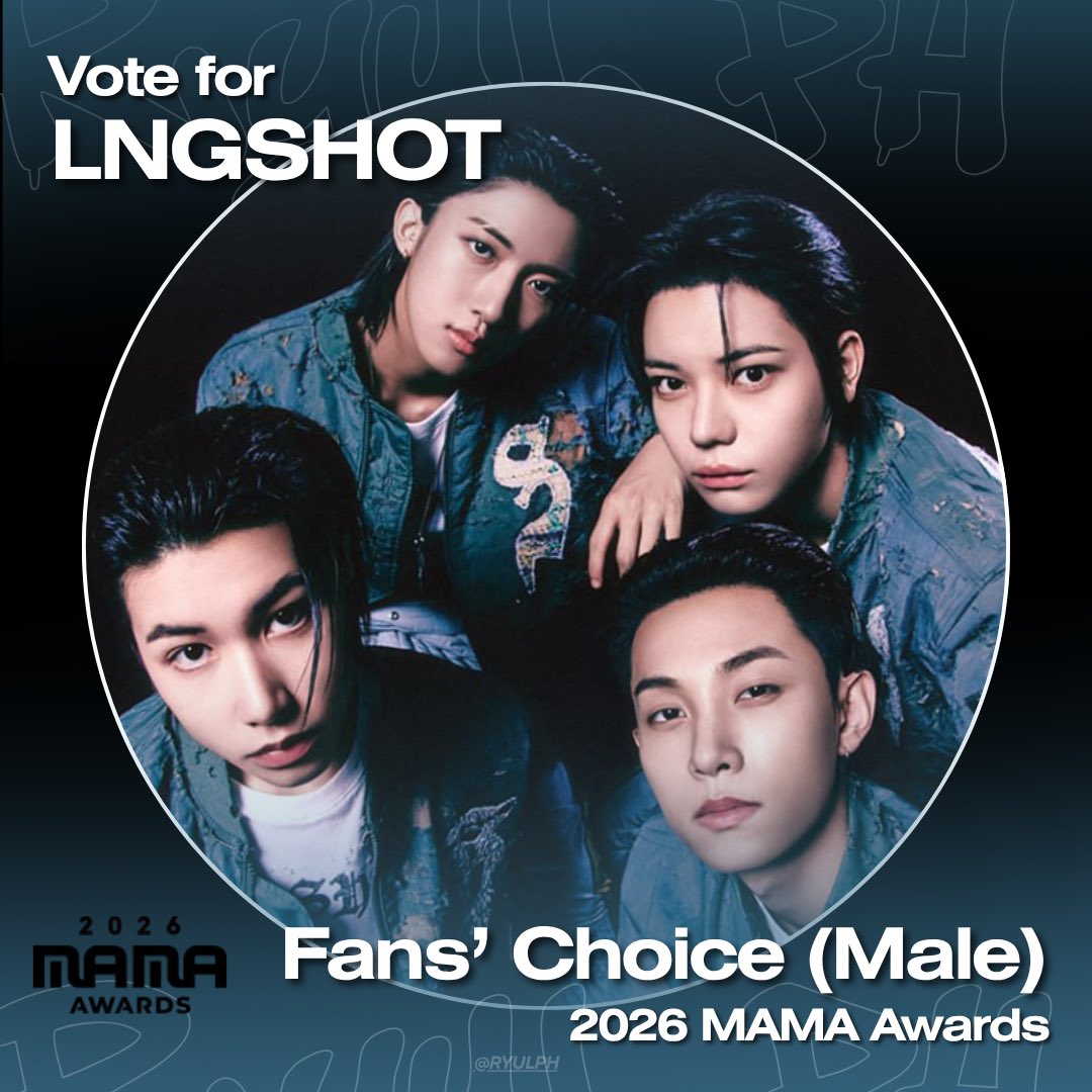 RyulPH's tweet photo. [D-8] LET’S GOOOO, SHOTTIES! 🔥

8 DAYS LEFT in the 1st Voting period! 
🔁 1 QRT = 1 VOTE 🔁 1 REPOST = 1 VOTE

📢 Your account is set to PUBLIC for your QRTs and reposts to count!

I VOTE #LNGSHOT FOR FANS' CHOICE MALE #2026MAMAVOTE https://t.co/zSqof9hnHD