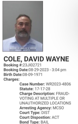 MAGAts_Exposed's tweet photo. Meet MAGAt and registered Republican David Cole, former Alabama GOP State Representative and a visionary in budget real estate who literally went into the closet to commit election fraud.

While the GOP loudly warns that Democrats are busy stealing your elections, this "law and order" champion showed them exactly how it's done. To run in a district where he didn’t live, Cole signed a lease for a massive 5x5-foot closet for an absolute steal of $5 a month just to fake his residency. He never actually moved in, but he happily used the closet address to vote illegally and secure his seat in the legislature.

The Alabama Attorney General spoiled his minimalist lifestyle hack, arresting him for felony voter fraud. Cole ended up resigning, pleading guilty, returning $52,885 in unearned state salary, and trading his tiny closet for a 60-day stay in a county jail cell.

It turns out the election fraud the GOP keeps hunting for was coming from inside the house. Well, inside the closet.