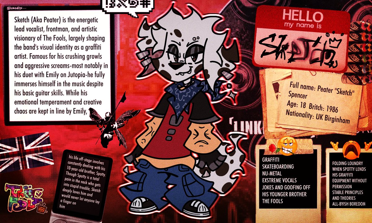 DalmatianSketch's tweet photo. So, the second the main cast of The Fools! 
Meet Peater "Sketch"
#furryartwork #furry #digitalart #CartoonArt #thefools #OCㅤㅤ https://t.co/aXteaCry8y