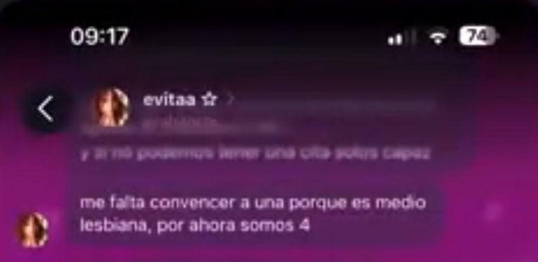 reneganndo's tweet photo. me falta convencer a una porque es medio lesbiana JAKAKGSLAJHJ https://t.co/RztoLxkHtl