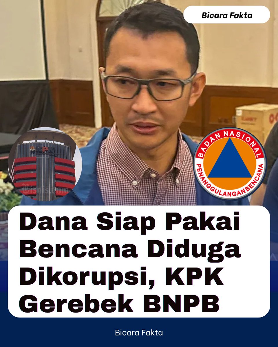 tak_gendon9's tweet photo. Uang yang disiapkan untuk situasi darurat rakyat, malah diduga jadi bancakan. Rp1,4 miliar dan emas diamankan. 14 orang termasuk pejabat tinggi BNPB ikut ditangkap.

#jagaindonesia #kamibersamapresiden #BerantasKorupsi #OTTBNPB #TakAdaYangLolos https://t.co/md5LX2xkm1