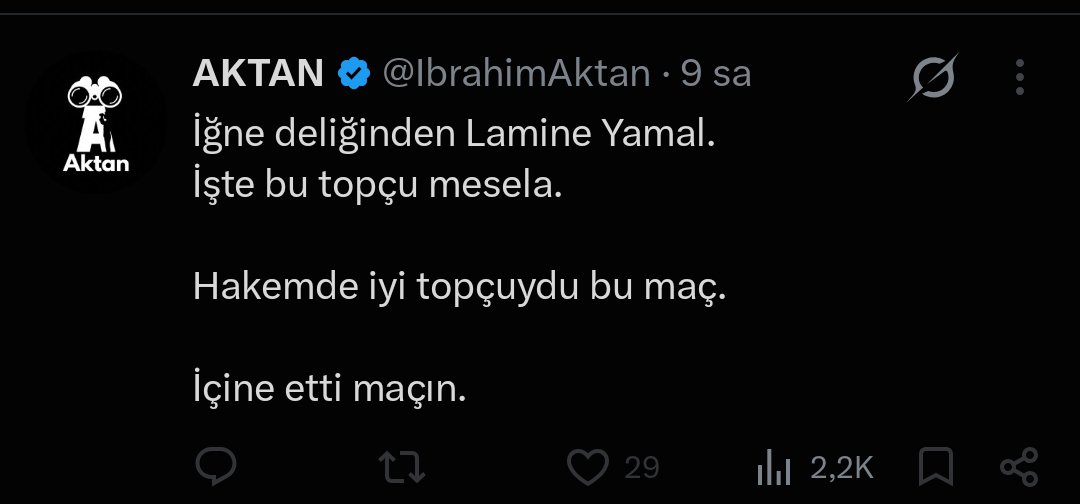 nubelll1's tweet photo. Alanya maçında yumruk+kırmızı+penaltı+gol verilmedi hakem demedi. Amed maçında kırmızı+penaltı verilmedi hakem demedi. Fb maçında rakibe kırmızı+golümüz verilmedi penaltı demedi ama Barcelona maçında bariz ofsayt olan adamın golü iptal edildi diye hakem diyor orevladı https://t.co/DlWT36J2sP