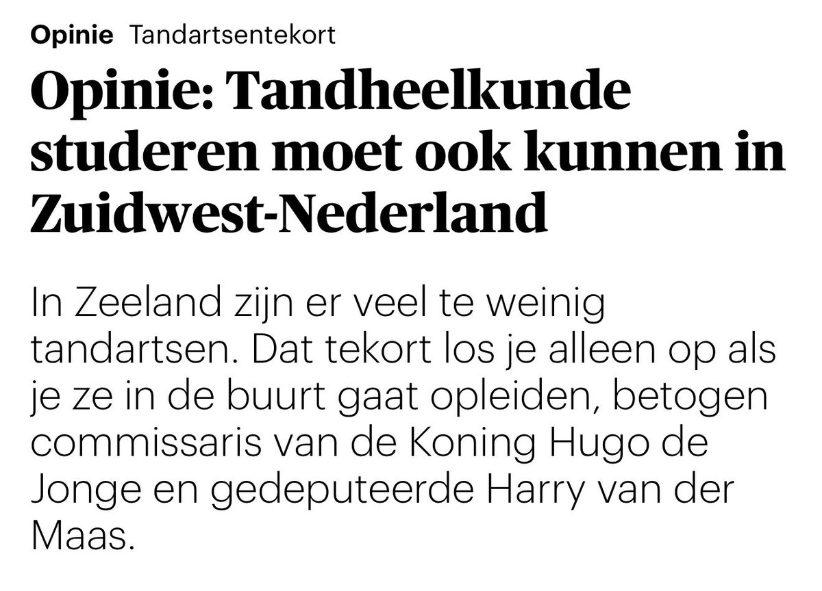 hugodejonge's tweet photo. Of je een tandarts kunt vinden, mag niet afhangen van je postcode. Toch zijn de regionale verschillen groot. Daarom pleiten we vandaag in Trouw voor extra opleidingsplaatsen, juist in regio's met grote tekorten.  

Lees het opiniestuk via 
🔗 https://t.co/ZexFhr3S5c https://t.co/Yh4VtKHS8P