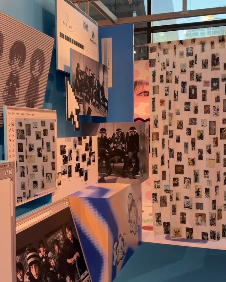 woozenniee's tweet photo. apart from the merch i just think the whole pop-up is so well-designed *-* https://t.co/wEcBcwv3nc