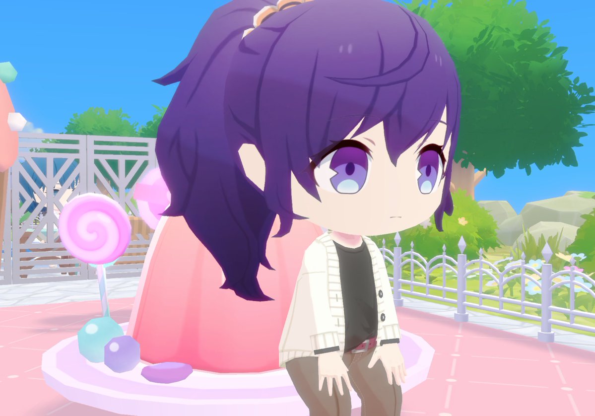 RedJas_Amethyst's tweet photo. 馬車に乗ってる彰人くん、馬車の色味もあってかだいぶ前のホワイトデー(司くん、瑞希ちゃん、彰人くんガチャピックの)衣装似合いそうとちょっと思った

あとゼリーに座る遥ちゃんにまふゆちゃん…服装かカメラ位置のせいか座り方ちょっと違う…？ https://t.co/AdSqaR2tkX