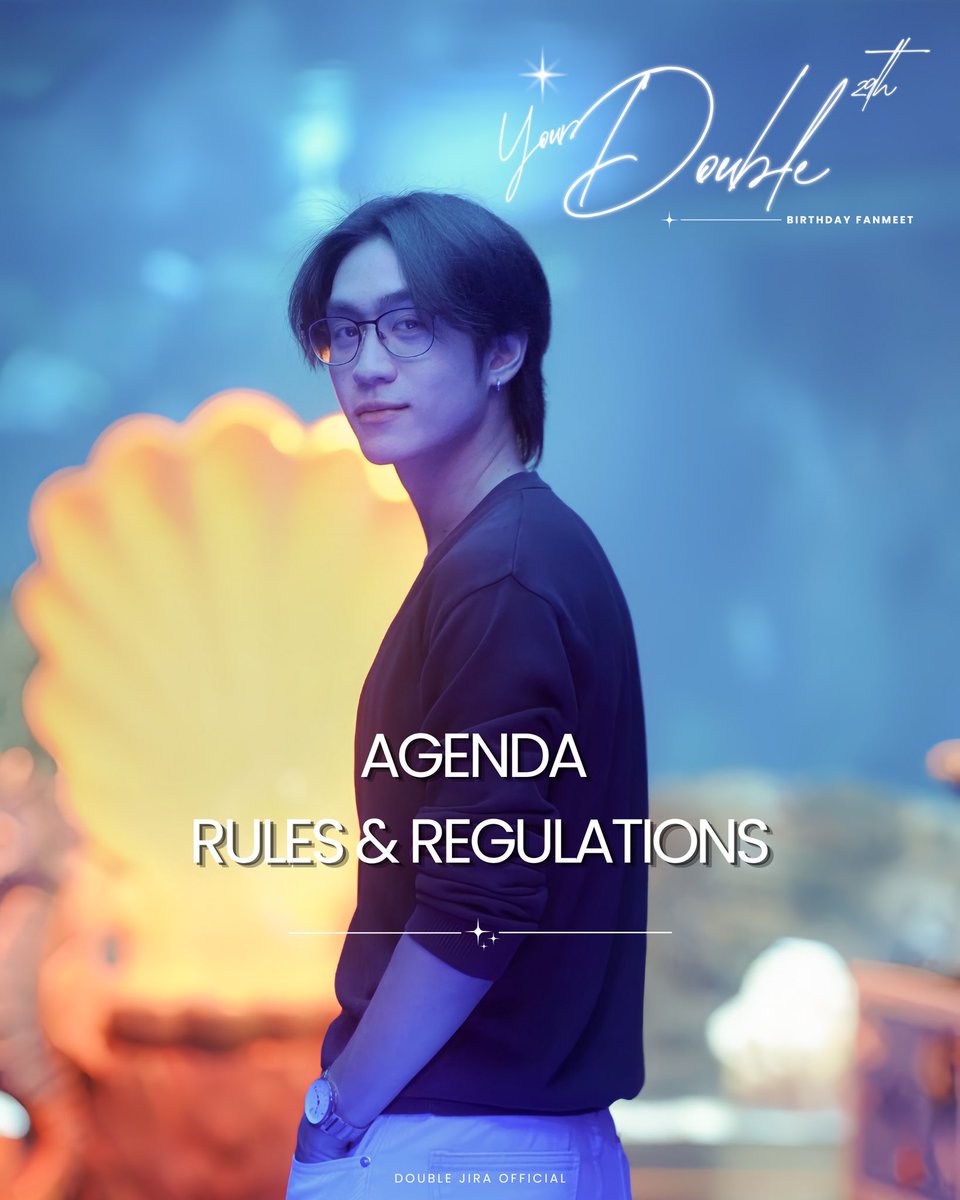 doublejira_OFC's tweet photo. AGENDA 
AND 
RULES &amp; REGULATIONS

#double_lira
#yourdouble29thBDfanmeet https://t.co/baE75bXdF7