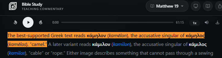 AboS7k's tweet photo. @almuhsinalaa no ? kamilos appeared after the 5th century, which is an invented word, and not "camalus in latin" because there is no such word that is spelled camalus that means rope in latin, camel IS the original reading and rope was just Cyril of Alexandria doing a reinterpretation https://t.co/ua2hjYakdk