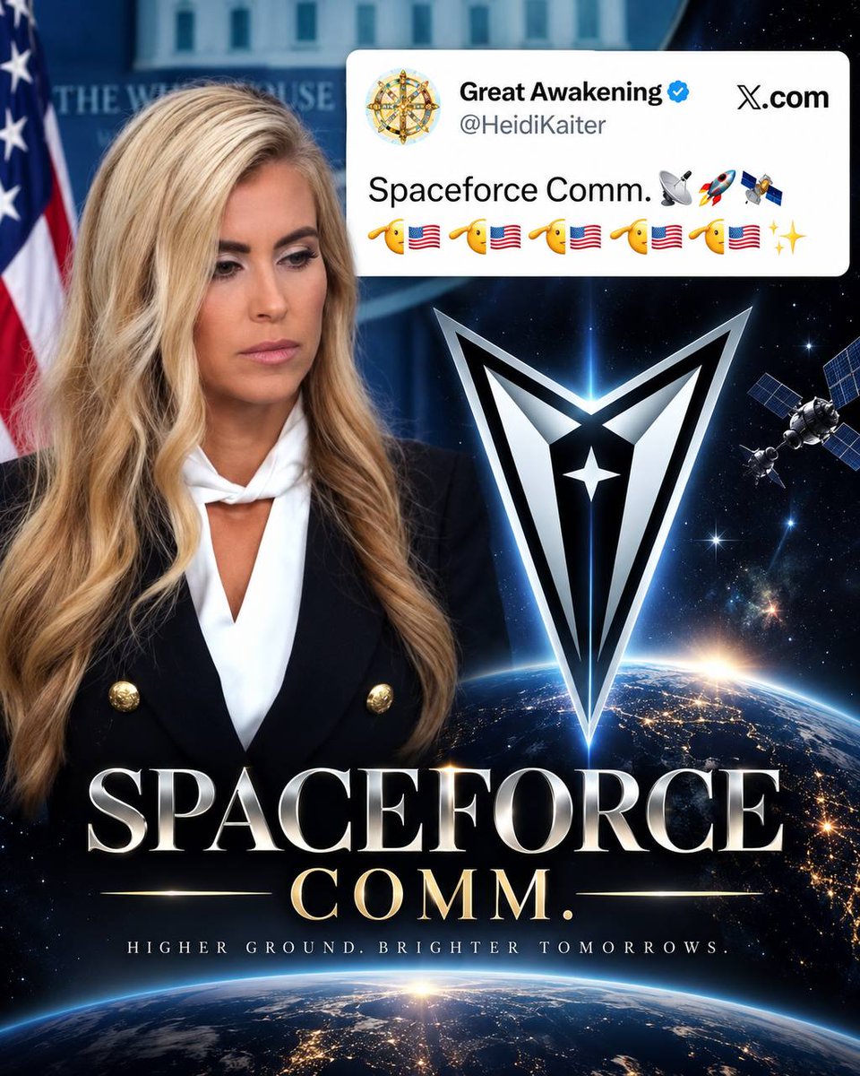 PaulGoldEagle's tweet photo. THE WHITE HATS, SYMBOLISM & THE GREAT AWAKENING ✨🕊️

Nothing Awakens The Mind Quite Like Learning To Look Beyond The Surface.

Throughout History, Symbols Have Been Used To Communicate Ideas, Inspire Curiosity, And Encourage Humanity To Seek Deeper Understanding.

For Those Following The Great Awakening, The Appearance Of Space Force Symbolism Alongside The White House Press Secretary Raises An Interesting Question: 
👇🏼
Are We Being Encouraged To Pay Closer Attention?

The White Hats Narrative Is SHOWING YOU That Benevolent Forces Are Working Behind The Scenes To Expose Corruption And Restore Truth.

Some Interpret These Symbols As Clues To That Larger Mission.

True Awakening Is Not About Blindly Believing Every Sign.

It Is About Developing Discernment, Asking Questions, Connecting What Can Be Verified, And Having The Courage To Seek Truth.

The Eyes May See The Symbol, But Wisdom Must Interpret Its Meaning.

Stay Curious.
Stay Discerning.
Keep Seeking The Light. ✨

— Danielle knows a lot