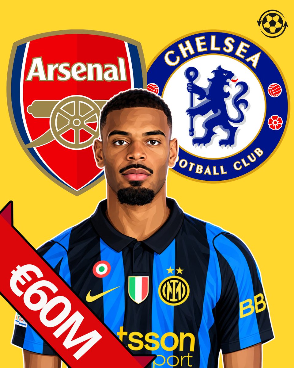 DeadlineDayLive's tweet photo. 🚨 Chelsea and Arsenal are closely monitoring Inter Milan midfielder Andy Diouf.

Barcelona and Paris Saint-Germain are also tracking the 23-year-old, who is valued by Inter at around €50M–€60M.

Inter have no desire to sell Diouf in January and have him under contract until 2030.

(Source: @caughtoffside)