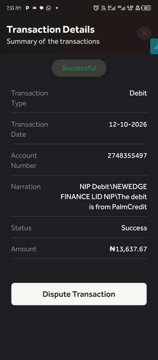 bigmarts003's tweet photo. @OPay_NG @palmcredit https://t.co/W06cUCrYEc