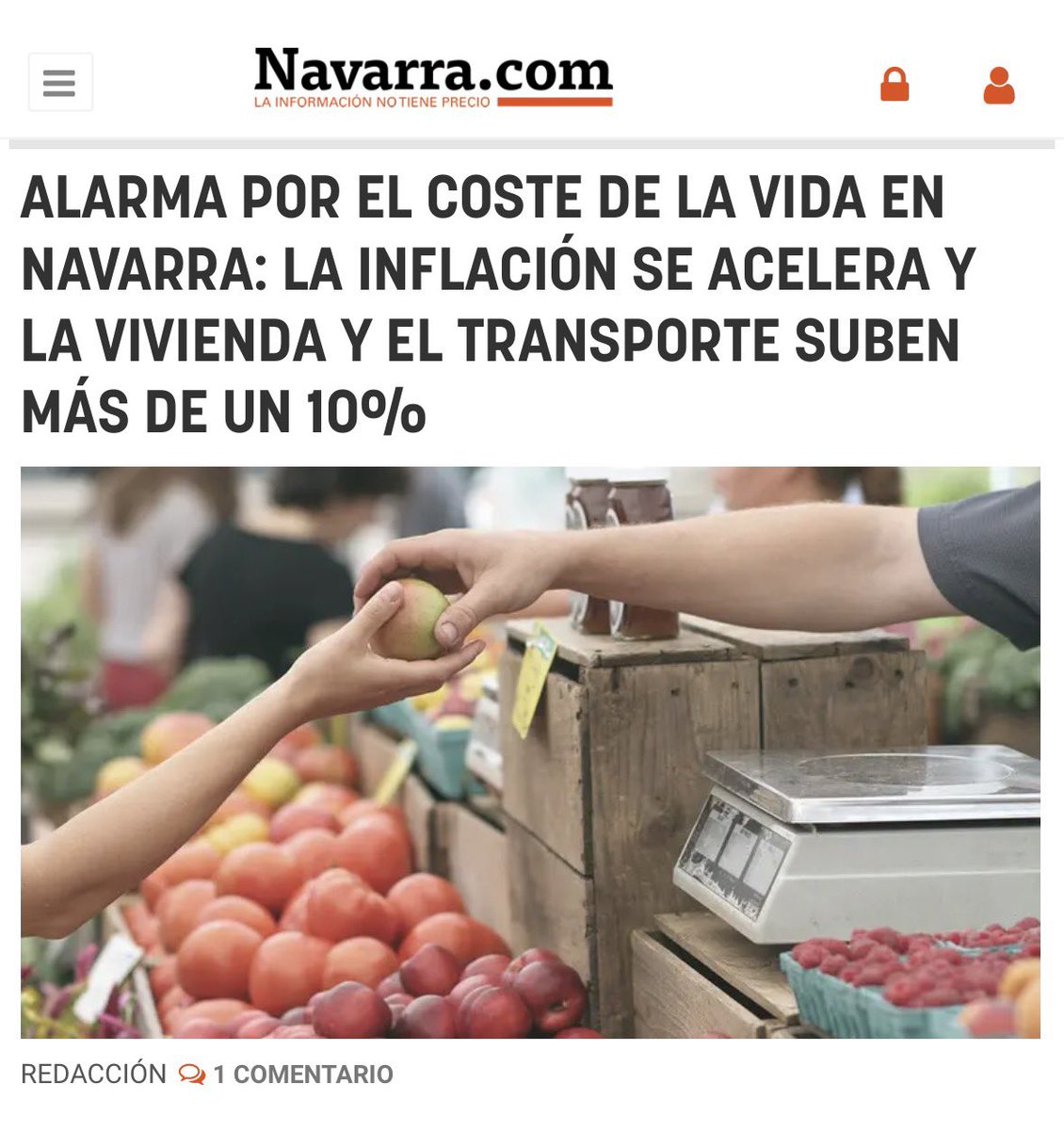 VoxNavarra's tweet photo. El PSOE y sus socios viven cada vez mejor y los navarros cada vez peor.

Saquean más a los ciudadanos mientras vivir se hace todavía más caro.

Hay que echarlos.

🔗 https://t.co/GuzcGITQf9 https://t.co/3NdPJj5Tdc