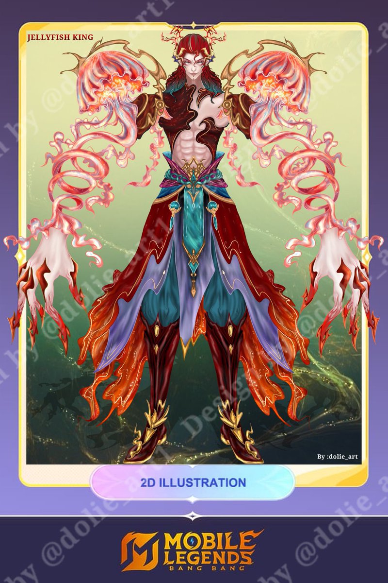 Txtmlbb_'s tweet photo. salah satu karya design khufra create, jellyfish king

wdyt? 

karya dari creator dolie_art  tt https://t.co/kzJ17uzSYd