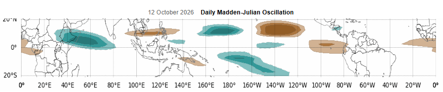 MaithyaVilivu's tweet photo. As far as weather/climate prediction are concerned, there are many factors/parameters you need to put into consideration before you make a conclusion. Some parameters are linear others are non-linear. The former is the obvious things you see in the forecasts, while the latter (the geophysics) is not obvious and that's what many people miss.
It is still very early to say that we've escaped the wrath of the El Nino at this point in time because of one single factor- the IOD.
Although still relatively in a weak +ve phase at 0.88 degrees, the IOD mode index is on it's way to the expected seasonal peak of +ve1.1 to +ve 1.2 degrees later this month or early Nov. That index, coulped with the El Nino could still do the unthinkable before the season ends.
As we speak, the Madden Julian Oscillation (MJO) tropical atmospheric wave convective core, which is the KING of wet spells in the region is entering the Equatorial East Africa & the Indian Ocean any time from now. We will see significant tropical activity in the Indian Ocean from this weekend and highly enhanced rainfall in most Counties in the Western half of Kenya (Nairobi included) in the second half of October.
Some models show that the MJO signal could stay for weeks in the Indian Ocean while others show it might go a full 360 degrees and re-enter our region again in early Nov, bringing another round of probably very heavy rains & prolonged wet spells this time at a very high amplitude, which is typical of the MJO in the OND season under El Nino influence.
The risk of heavy rains and prolonged wet spells remains a reality untill at least June 2027.