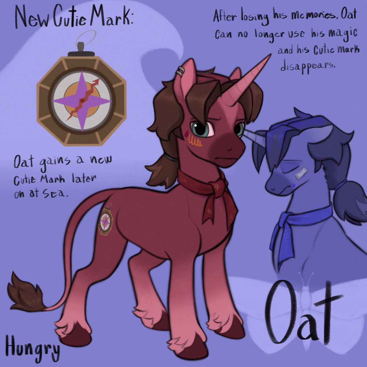 HungyArtist's tweet photo. ✨My little Sea of Remnants✨💫
Did Gale and Voyager as My Little Pony! Me and a friend of mine will be doing a bunch of the cast soon!! Expect more soon!! 
#seaofremnants #mylittlepony #sor #mlp https://t.co/hVyC86bqdz