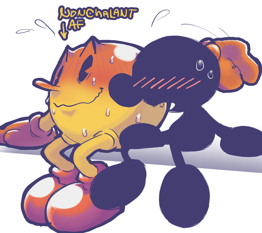 pocket_burger's tweet photo. since im attracting #pacman folks............ here's a pac'n'watch thing i drew last year ^o^ https://t.co/4EmxUImExJ