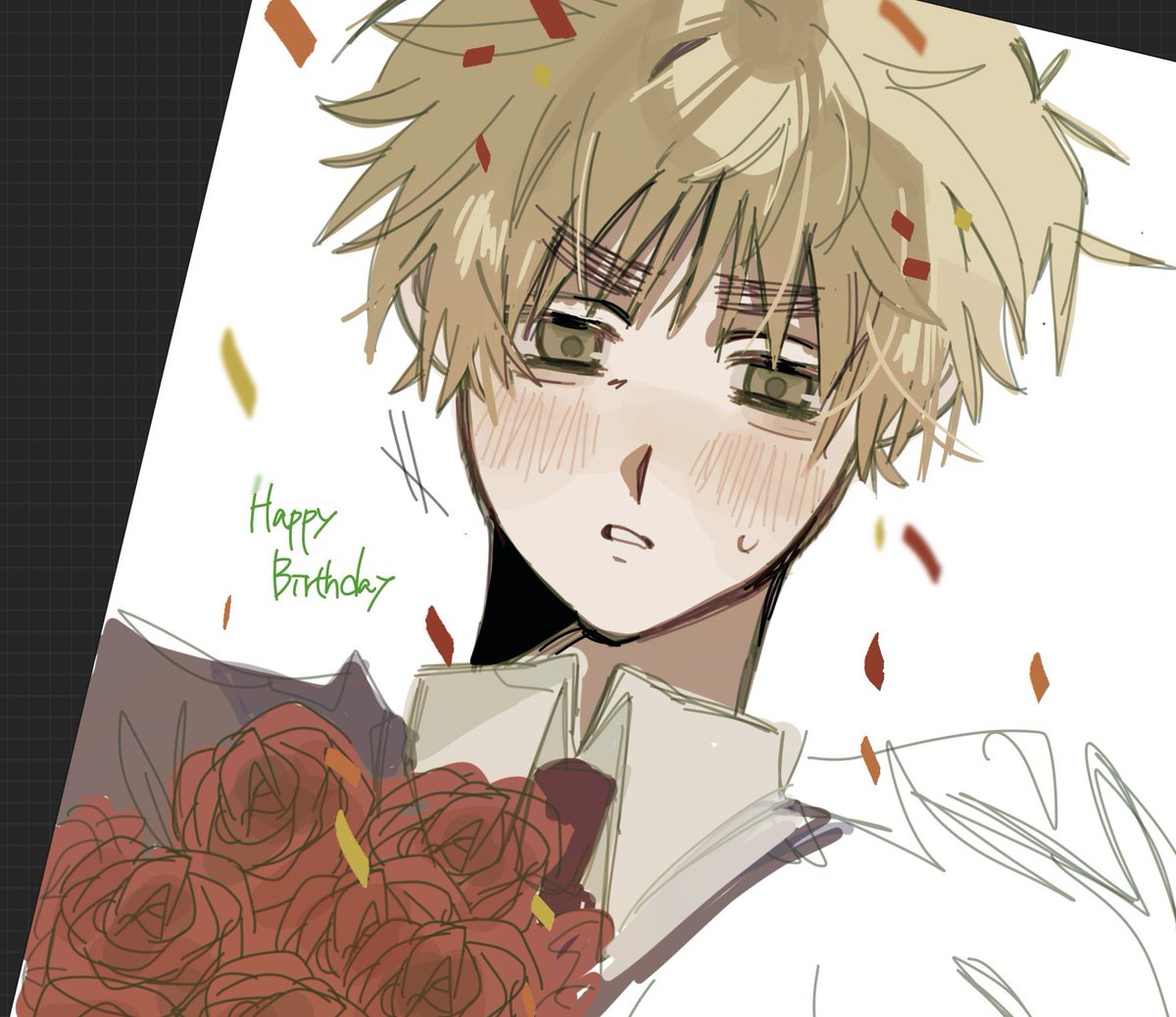 kokofmh's tweet photo. 超雑絵でお祝い失礼します
#アーサー・カークランド生誕祭2026 https://t.co/x5cQq4pmp1