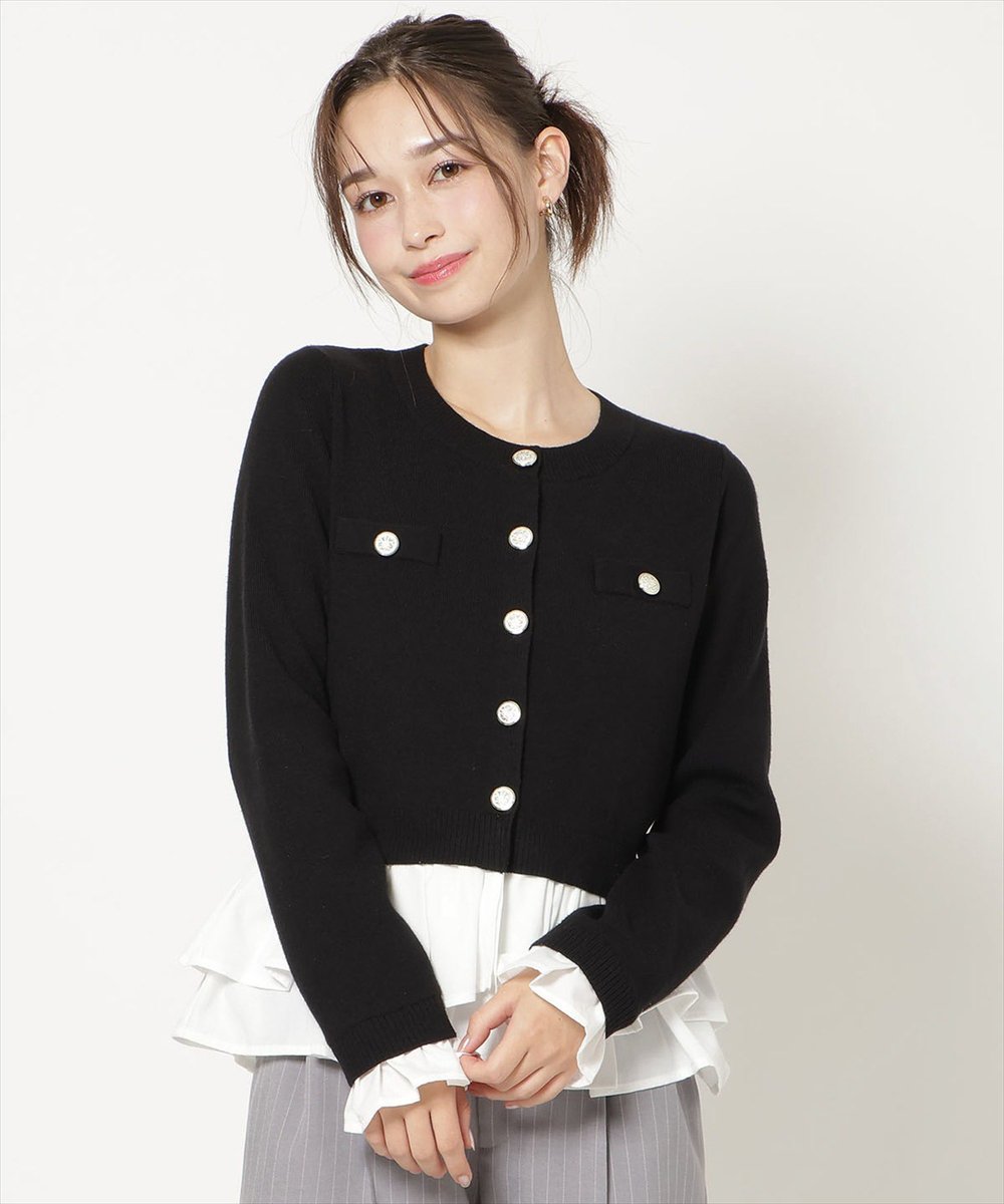 ebikanic's tweet photo. ≠ME ノイミー 谷崎早耶 トップス
インスタに掲載

WILLSELECTION ウィルセレクション
「ランダムヘムドッキングカーディガン」
定価　¥12,980 https://t.co/ZwPR2UFKvm