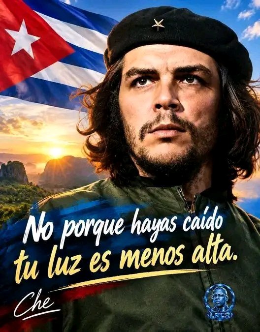 ariannyflavi's tweet photo. (...)
Con la fe de las almas austeras,
hoy sostengo con honda energía,
que no deben flotar dos banderas
donde basta con una: ¡la mía!
(...)

#CubaRevoluciónViva https://t.co/riVNcops9P