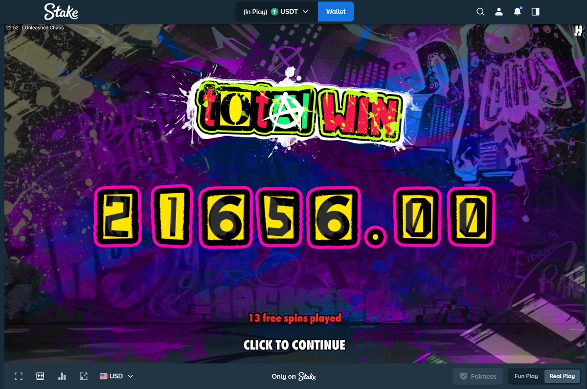 RossPicks's tweet photo. JUST HIT A $21,656  FROM $40 spin 😭🔥💰 with demize21 on live

(541.40x) ON UNLEASHED CHAOS! 

THAT’S HOW WE DO IT 🐐💸

Now it's time for community community with a $200 STAKE GIVEAWAY 👀❤️‍🔥

♦️Follow: @rosspicks & @demize21

• Like & RT + 👥 Tag 2 friends
• Drop your #Stake username

Use code "RPICKS" on @Stake