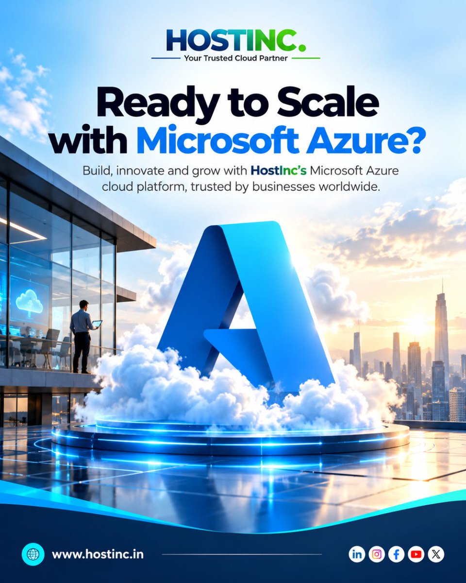 im_Hostinc's tweet photo. Ready to scale your business with Microsoft Azure?
HostInc helps businesses build flexible, scalable cloud infrastructure for growth and innovation.
🌐https://t.co/hO3GyCgqNk
#MicrosoftAzure #AzureCloud #CloudComputing #HostInc https://t.co/hpXPXAEG2e