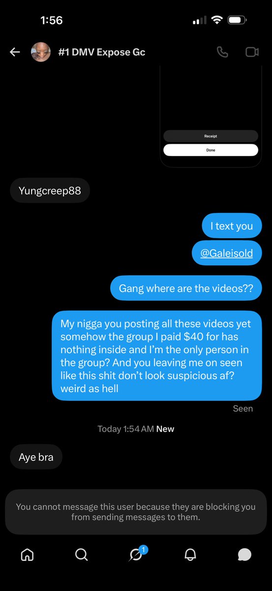 YungcreepScam's tweet photo. @dmvexposeroom Scam https://t.co/CxFNgRIpMz