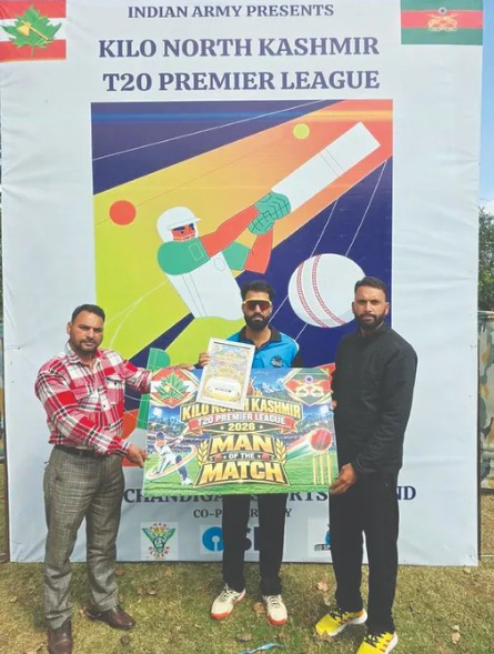 Rifa_e_Aam's tweet photo. Pathan Panthers Lolab and NCC Narbal storm into the semifinals of the Kilo North Kashmir T20 Premier League after emphatic quarterfinal wins. #NPCI #winvivoV80 #MyCinematicMoments #DigitalPayments #DKPutsIndiaFirst #LMurugan https://t.co/16VYpCrYhL