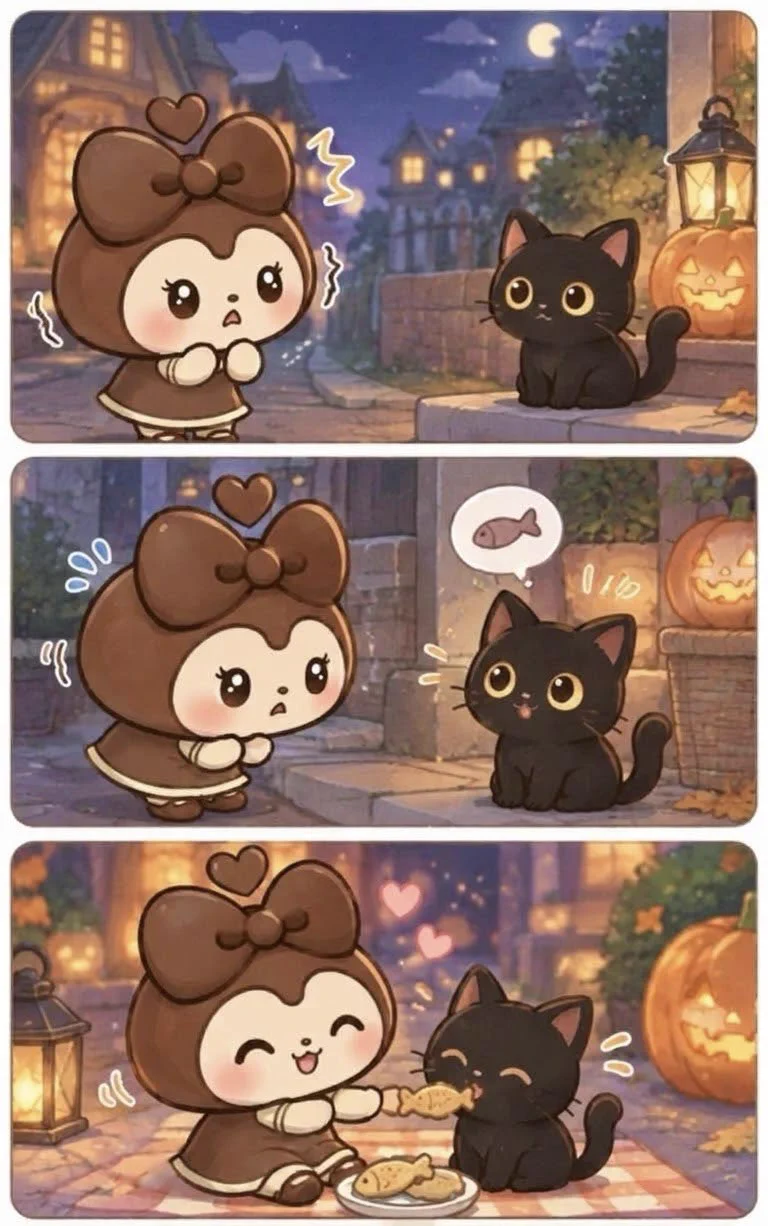 黒猫ちゃん★ハロウィン 甘愛ここあ🍫☕️ on X: 