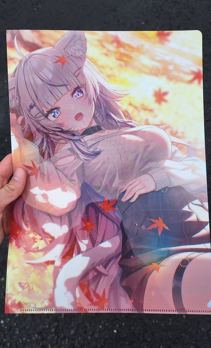 AllsA_X's tweet photo. おかゆさんのオリジナルA4クリアファイルゲット!!
かわいい…。 https://t.co/EV8u6sknra