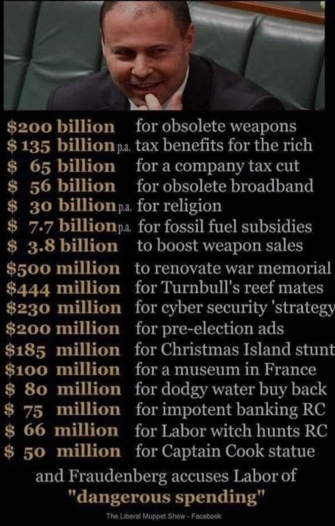 Davemcl70700812's tweet photo. @Caitlen2310 Never forget...
#FraudinBerg 
#BackinBlack 
#Robodebit 
#Neglect 

9 years 600 billion and nothing but

                   A MUG https://t.co/SFOc4QJDGv